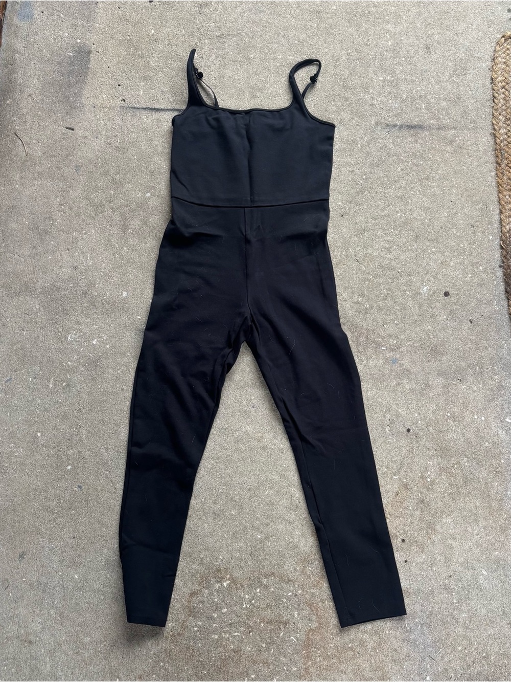 Abercrombie & Fitch Black Slim-Strap Jumpsuit